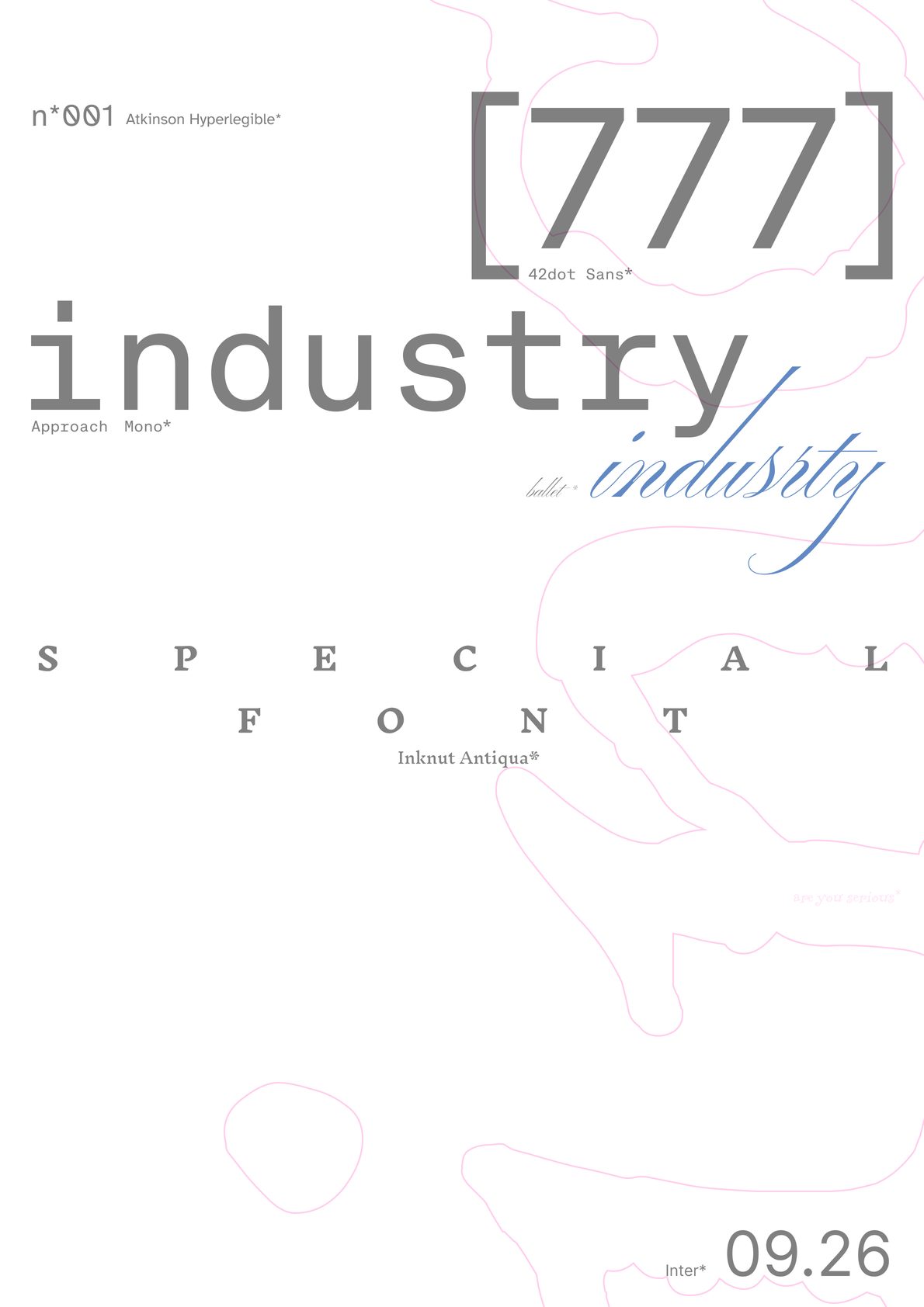 Special Font, page 1