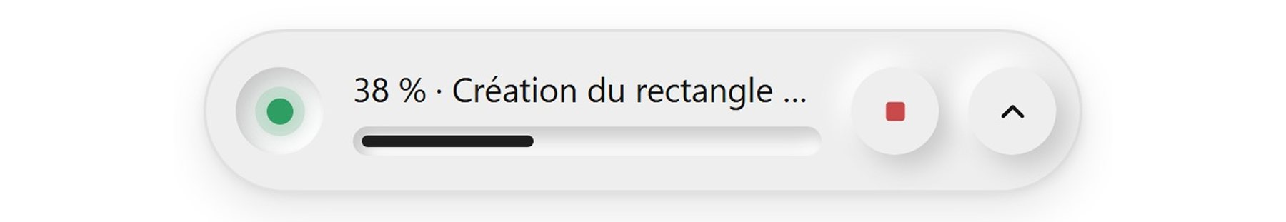 Mode compact : une seule barre