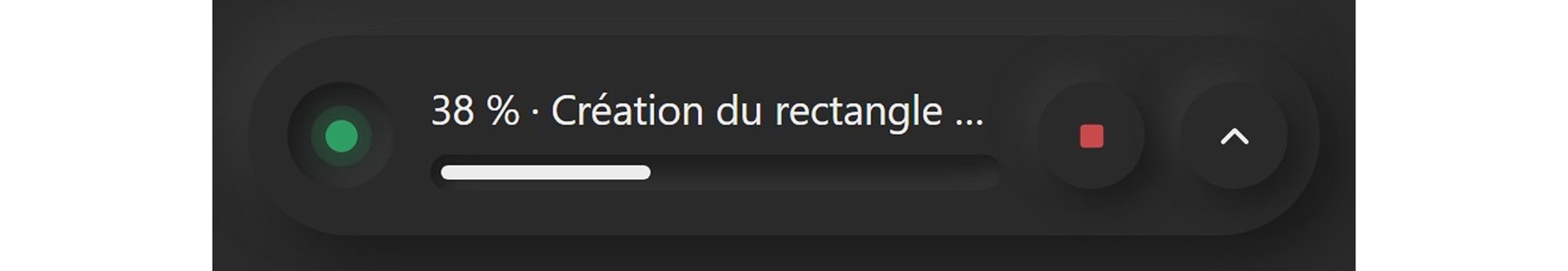 Mode compact en thème sombre